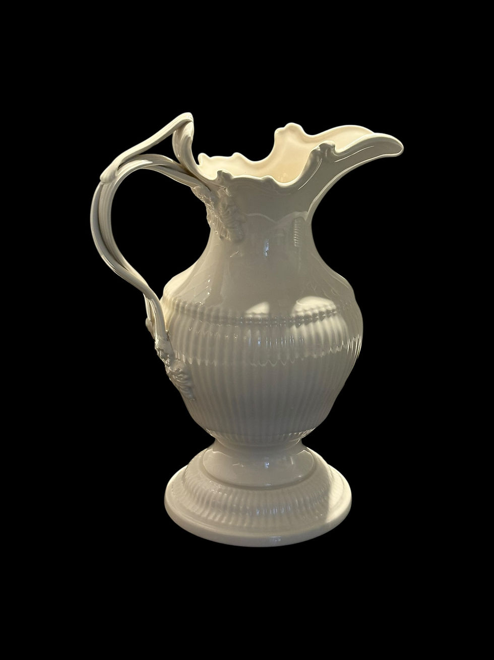 Miniaturebillede: Leeds Creamware Jug & Bowl