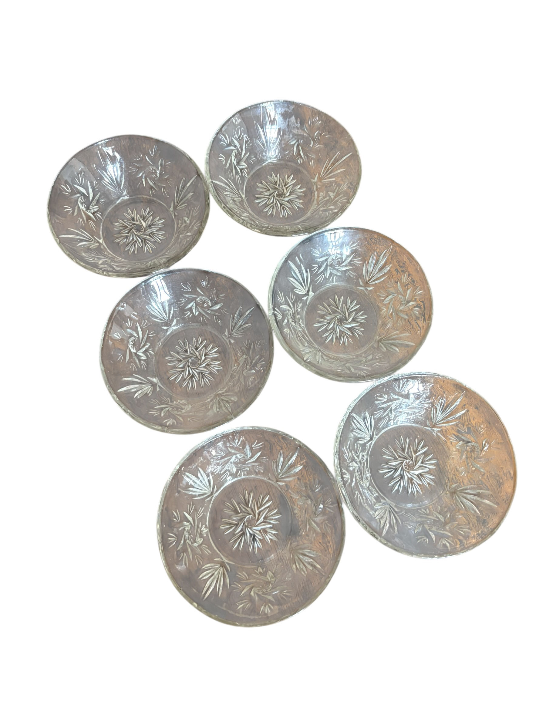 Set of 6 Glass Bowls 