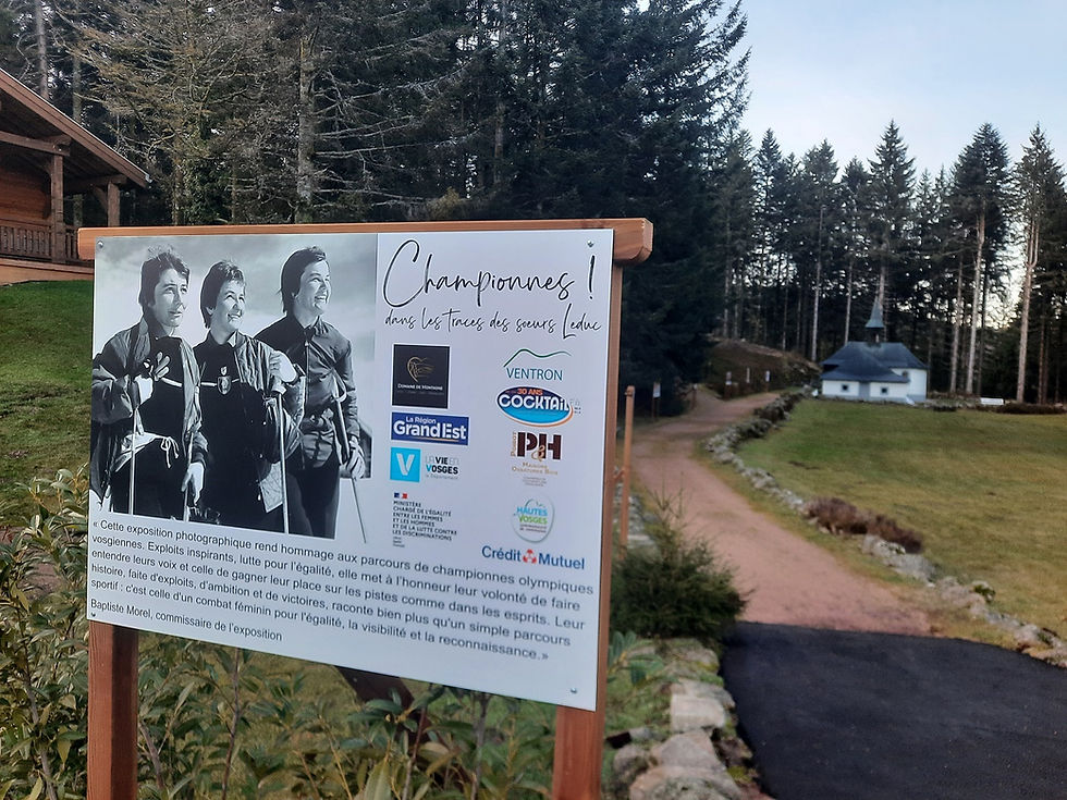 Ventron - Un hommage vibrant aux championnes olympiques vosgiennes