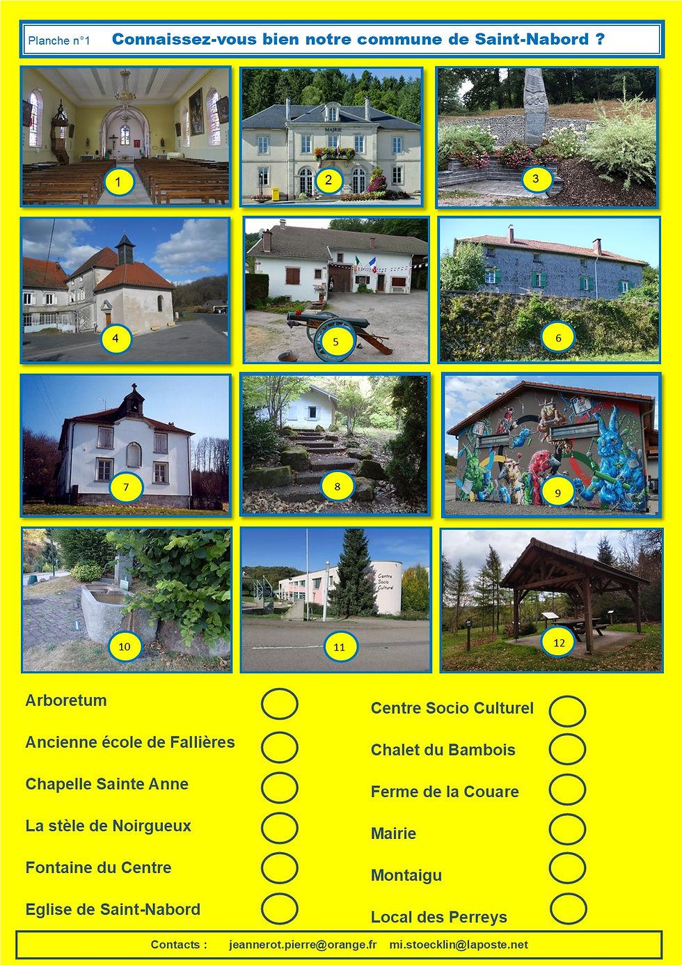 Saint-Nabord - Et si on testait nos connaissances du territoire navoiriaud?