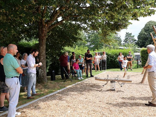 Épinal - Une nouvelle aire de jeux au Champ du Pin grâce au projet "Bitola-Champbeauvert"