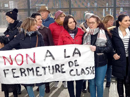 Eloyes – Les parents d’élèves et le Conseil municipal ont manifesté contre la suppression d’un poste d’enseignant à l’école élémentaire "Les Tilleuls".