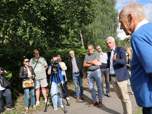 Épinal –Inauguration de l’exposition « Parcours au fil de l’eau » de l’île du Champ du Pin