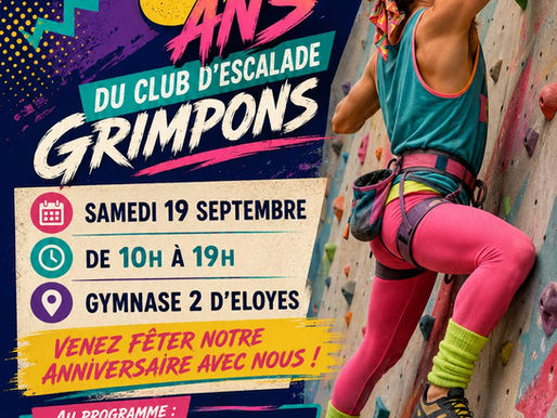 Eloyes - Le club "Grimpons Eloyes / Saint-Nabord" fête 30 ans de passion pour l’escalade