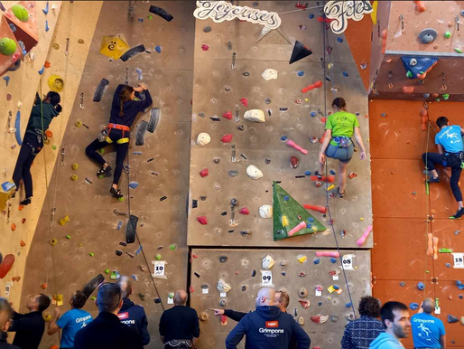 Eloyes - Les Vieux lézards ont grimpé pour l'association "Dans les yeux bleus de Lucie".