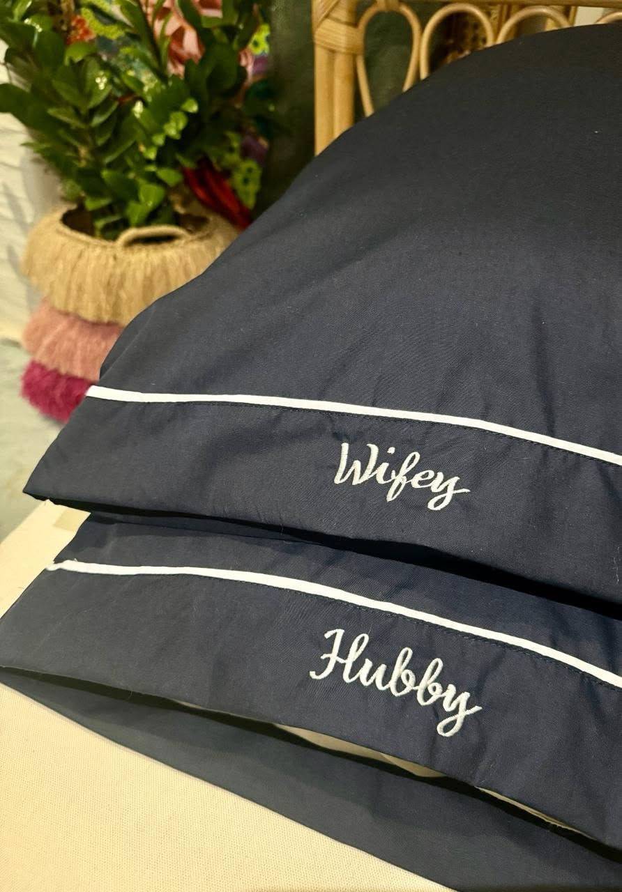 Tatak Likha embroidered pillow cases