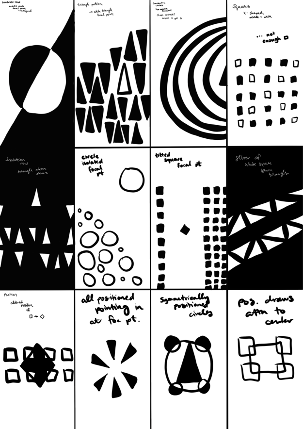 Ideation for Emphasis and Focal Point