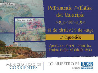 En la Sala Mors se inaugura la 2° Exposición de Patrimonio Artístico del Municipio capitalino