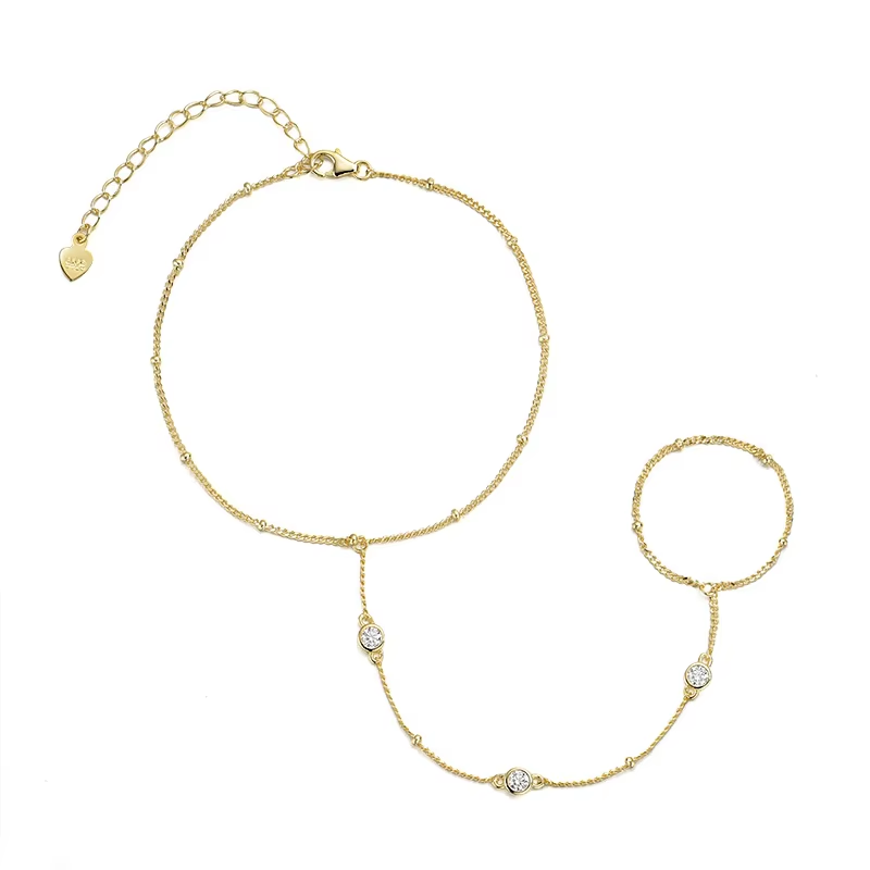 Smyoue 3MM Moissanite Bracelets for Women 14-21cm Wrist Size Adjustable Chain 92