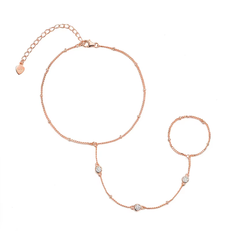 Smyoue 3MM Moissanite Bracelets for Women 14-21cm Wrist Size Adjustable Chain 92