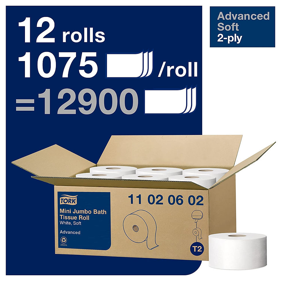 Thumbnail: Tork Advanced 11020602 Soft Mini Jumbo Bath Tissue Roll