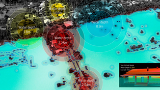 日経BPにて浸水予測AIシステムが特集されました