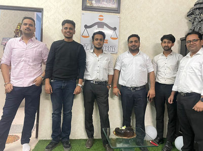 Group photo of Pawan Choudhary Associates team of advocates in Noida, Greater Noida, Delhi NCR