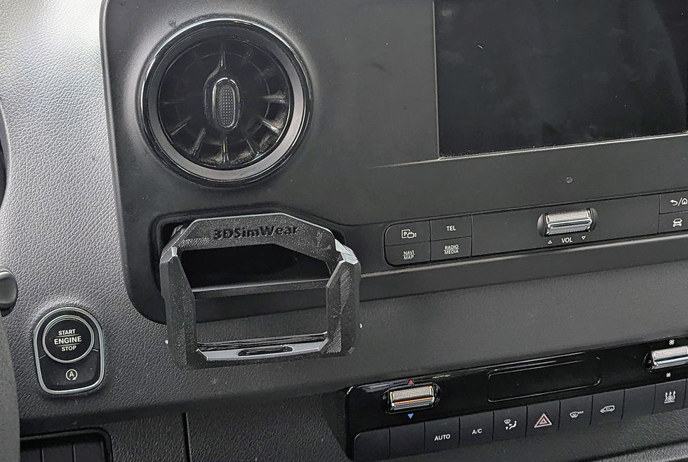 Miniaturbild: Getränke- und Handyhalter Set Mercedes Sprinter 907/906 2019-2024 (Typ 903BB3024