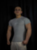 Gri Göktürk Compression T-shirt