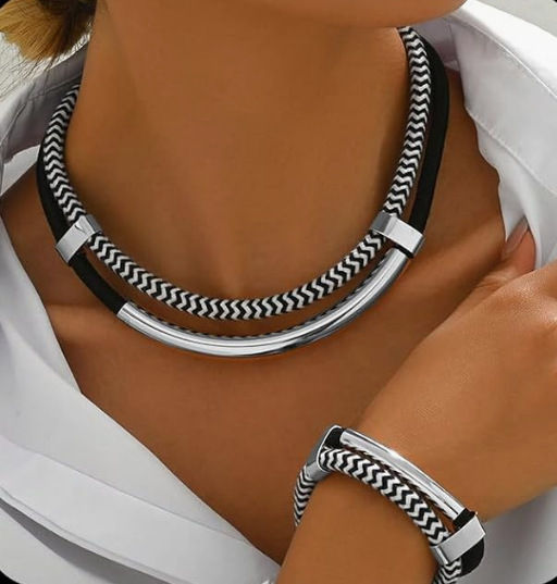 Thumbnail: Elegant Shine Necklace 2PCS