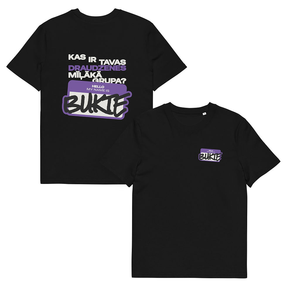 Sīktēls: Bukte T-krekls Melns