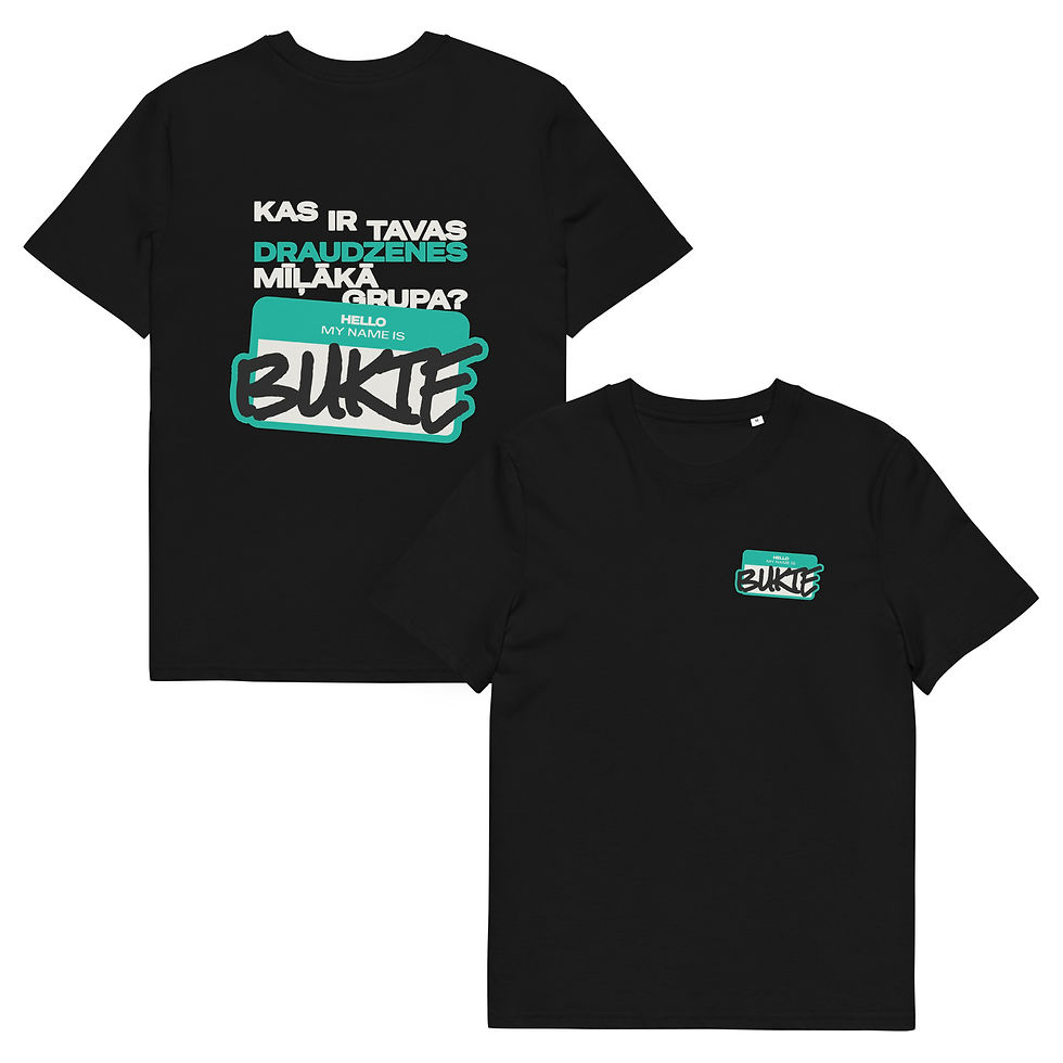 Sīktēls: Bukte T-krekls Melns