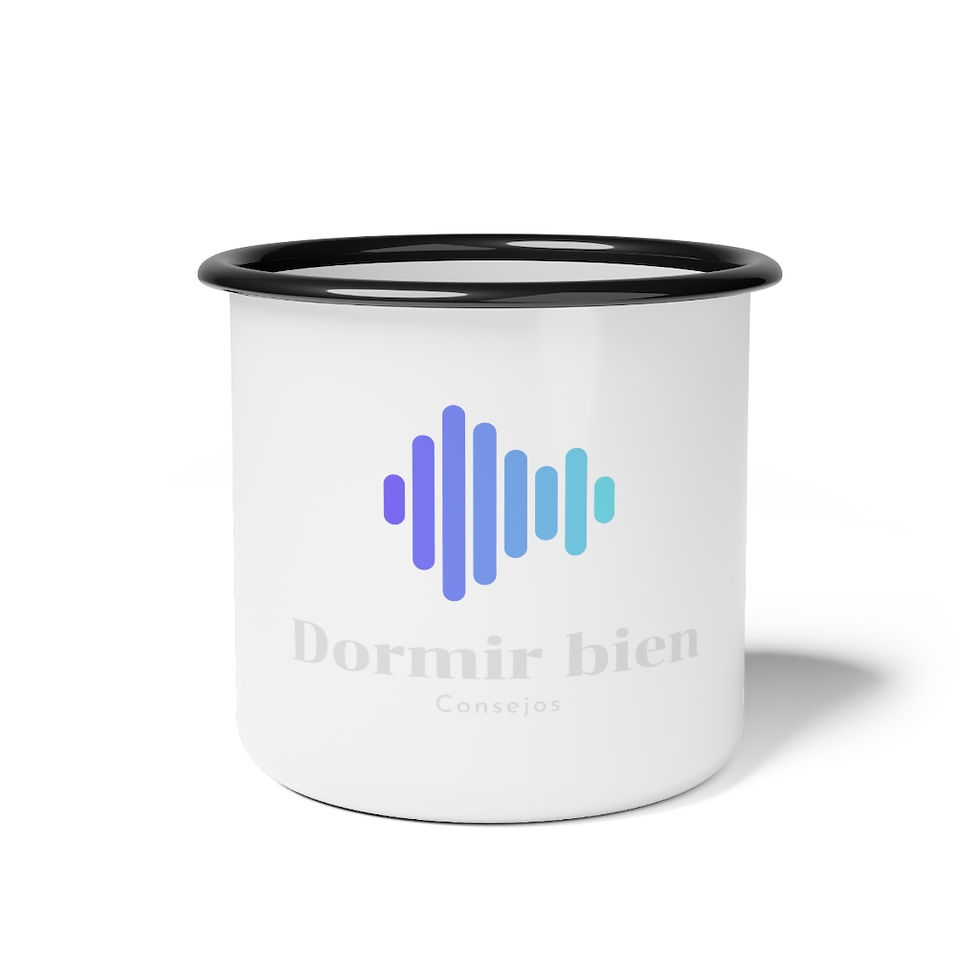 Thumbnail: Good morning! Mug "Enamel Camp" with logo Tips Sleep Well