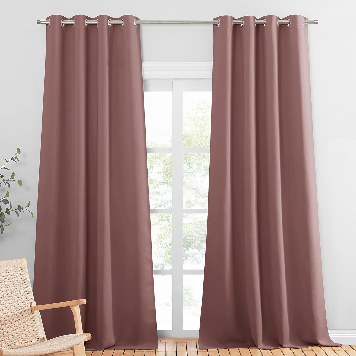 PONY DANCE Cortinas Termicas Aislantes Frio y Calor Cortinas Dormitorio Matrimo