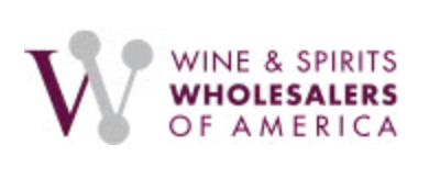 the logo of Wine & Spirits Wholesalers of America (WSWA), a simple stacked text logo in red