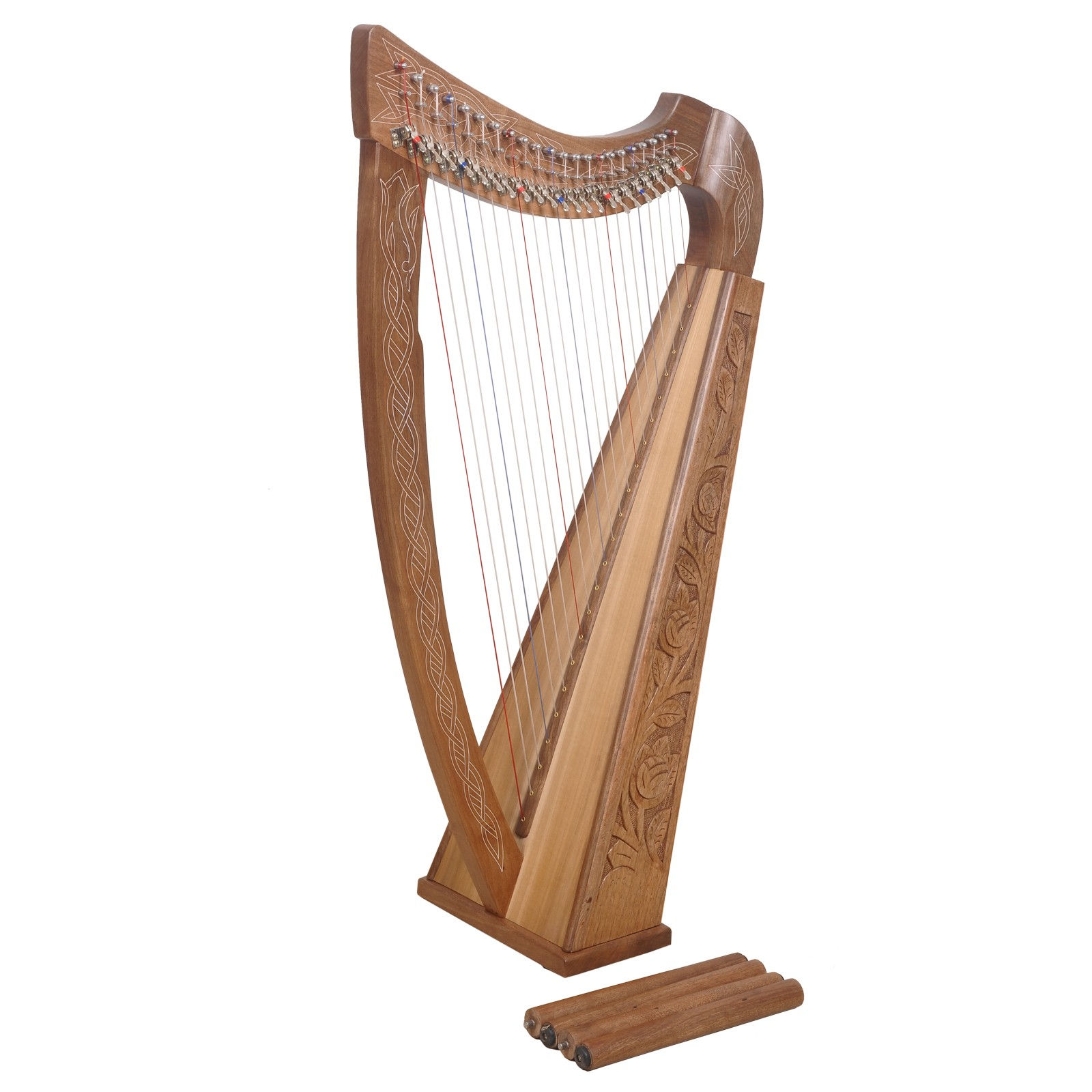 Boru 22 String Walnut Harp