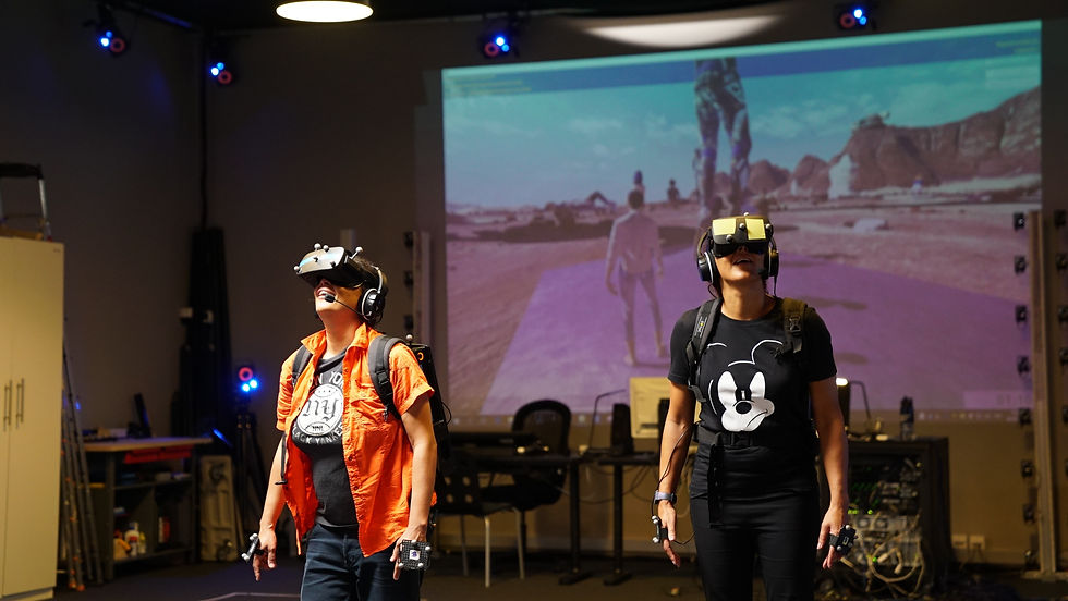 Gilles Jobin’s XR work, VR I (2017) https://vimeo.com/246280660 / Photo provided by Zelia ZZ Ta