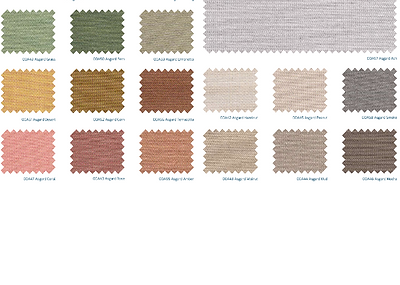 アウトドア用ファブリック、カラー展開が豊富な無地
