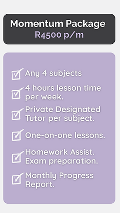 One-on-one online tutoring with Top Tier Tuition for CAPS, IEB and Cambridge subjects