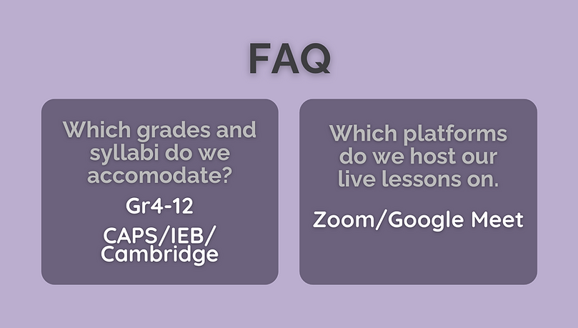 Frequently asked questions about Top Tier Tuition's services