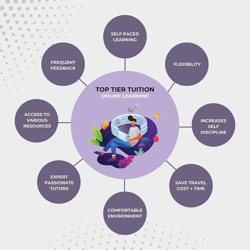 Online tutoring by Top Tier Tuition