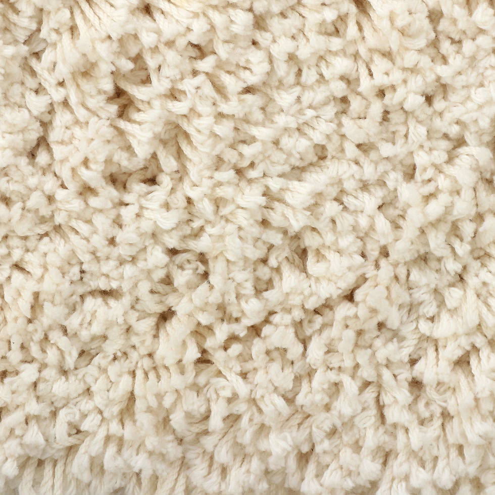 サムネイル： オーガニックコットン　シャギー・ラグ　Natural 無染色