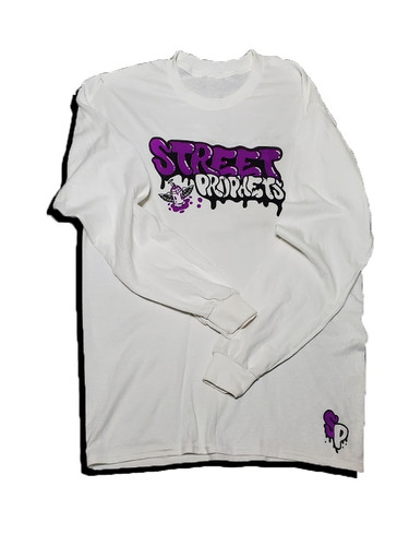 White SP Graffiti Long Sleeve | Street Prophets