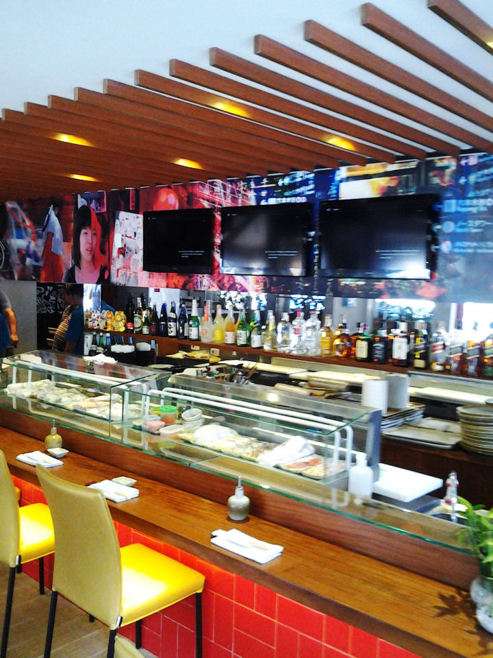 Bancada de Restaurante Japonês