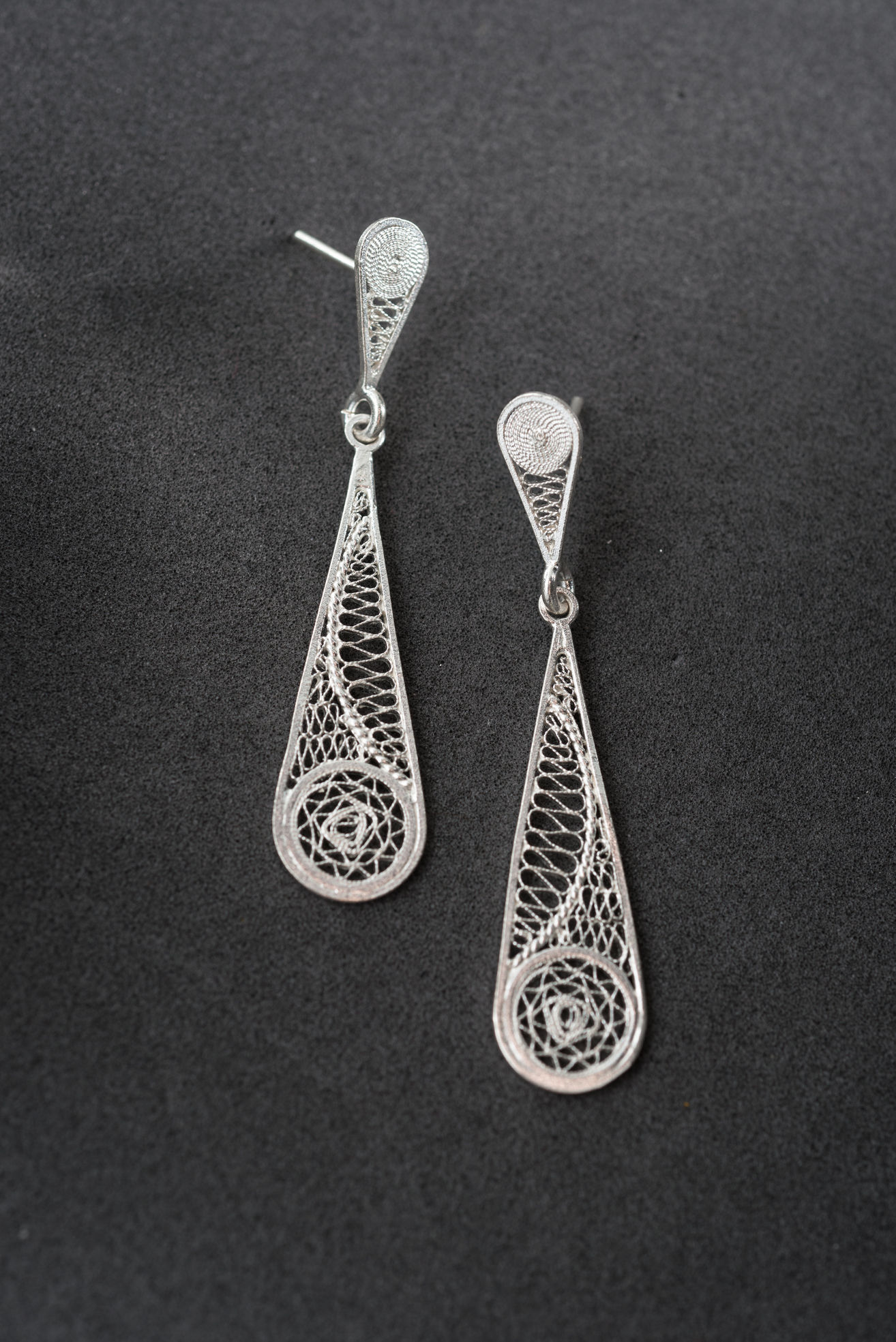 Silver Filigree Earrings