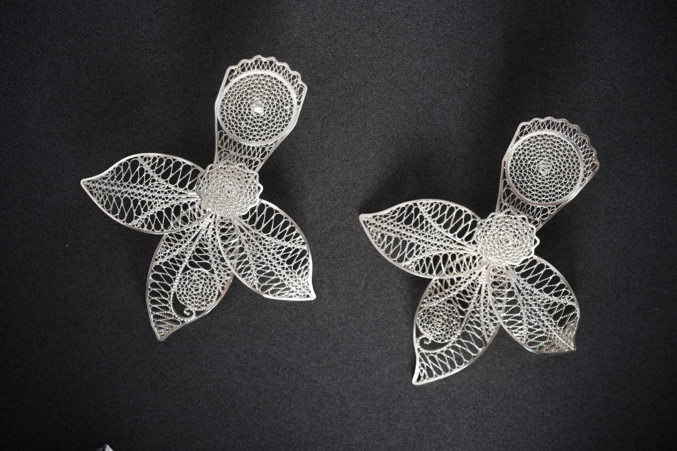Silver Filigree Earrings