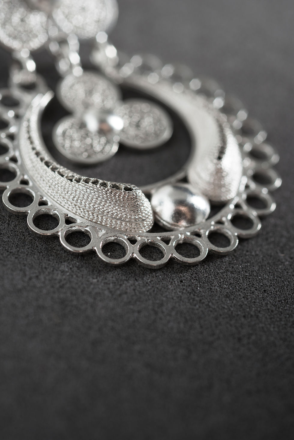 Miniatura: Silver Filigree Earrings