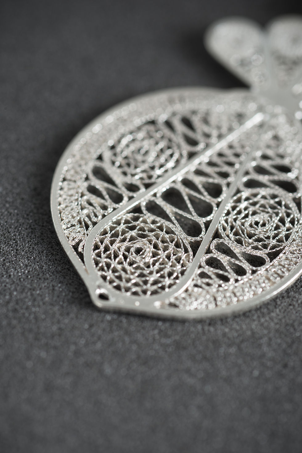 Miniatura: Silver Filigree Earrings