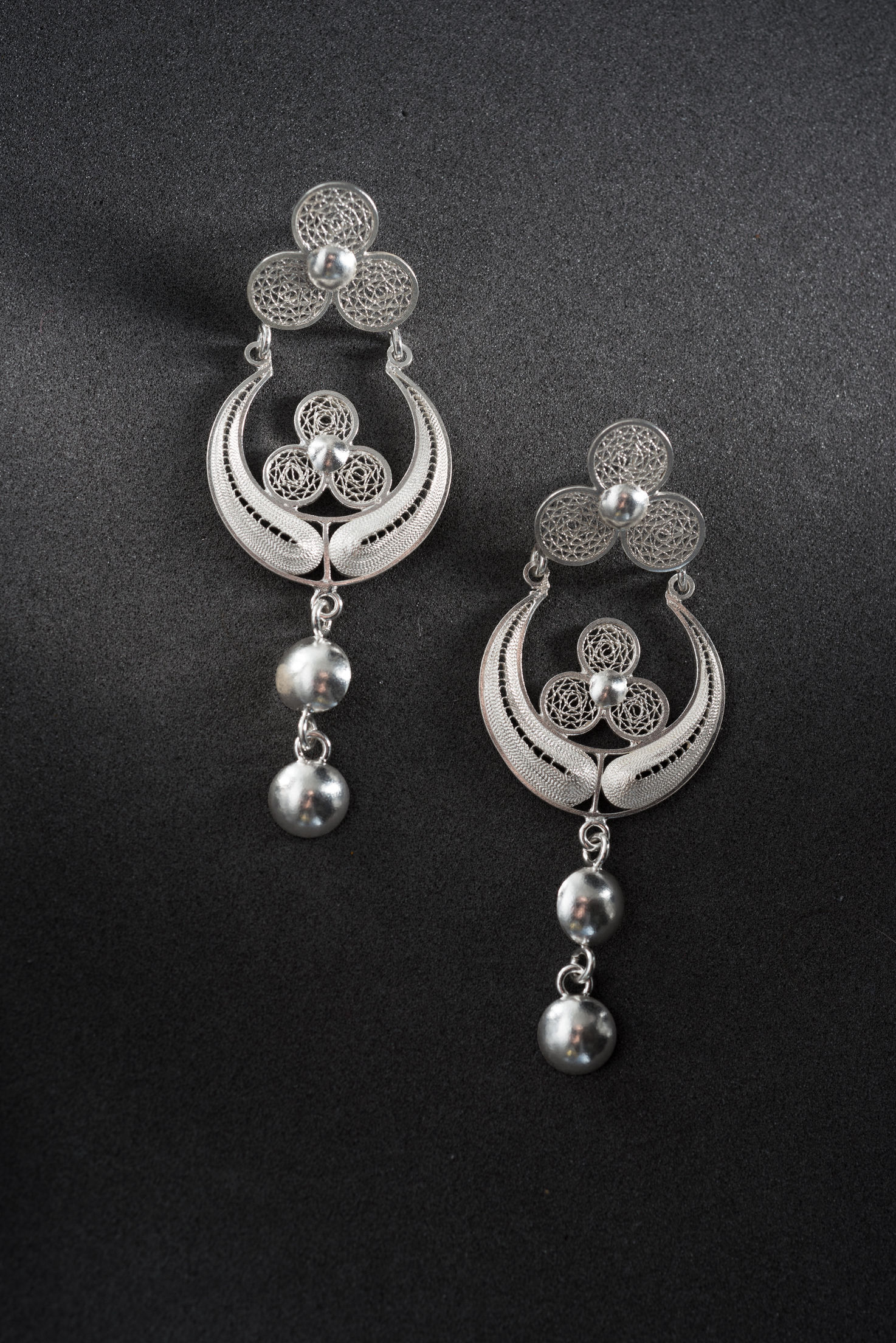 Silver Filigree Earrings