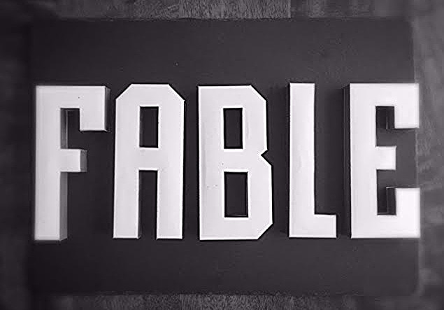 Fable 3D letter handmade by Wendy Gao