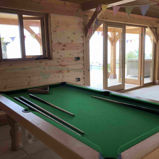 Oak frame party room