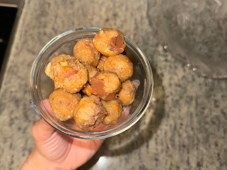 Chocolate Pretzel Edible Cookie Dough Bites