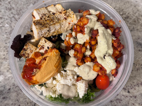 Mediterranean Chickpea & Tofu Bowl