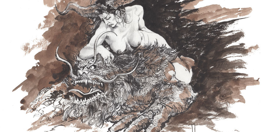 Dragon/ lavis bi-colors