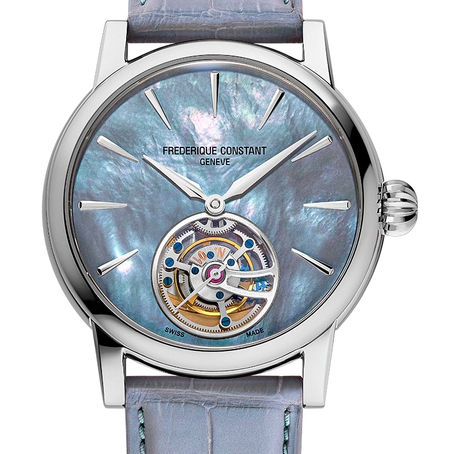 Frederique Constant. Tourbillon y nácar