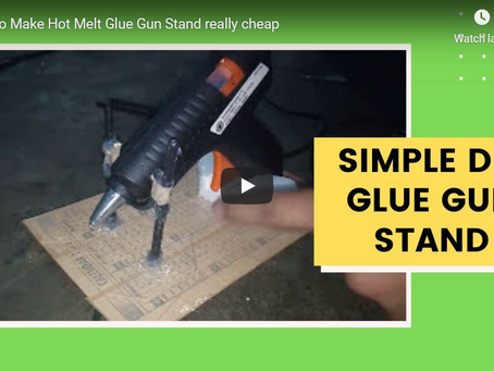 How to Make Hot Glue Gun Stand