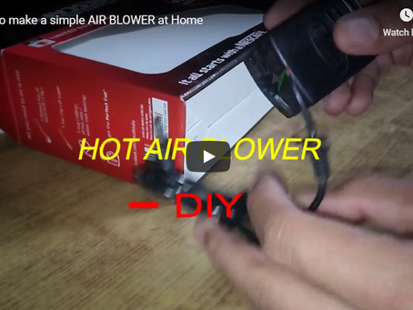 How to make a simple AIR BLOWER at Home