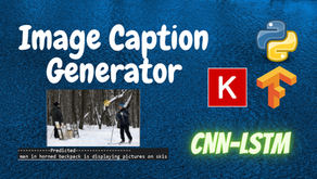Image Caption Generator using Python | Flickr Dataset | Deep Learning Tutorial