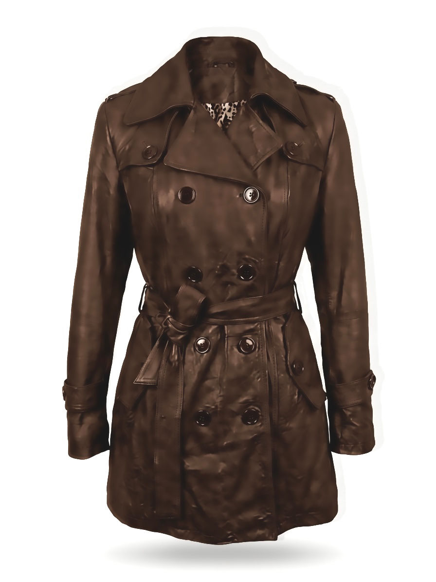 Thumbnail: Real leather woman’s coat