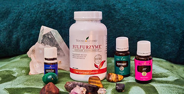 Essential oils for balancing with semi precious stones .jpg